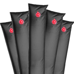 Pool Mate 5-pack black tubes front view showing product and benefits
