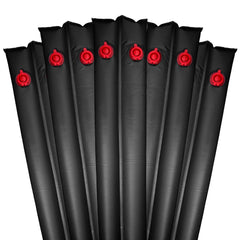 Pool Mate front packaging showing five black water bags and brand for winter security
