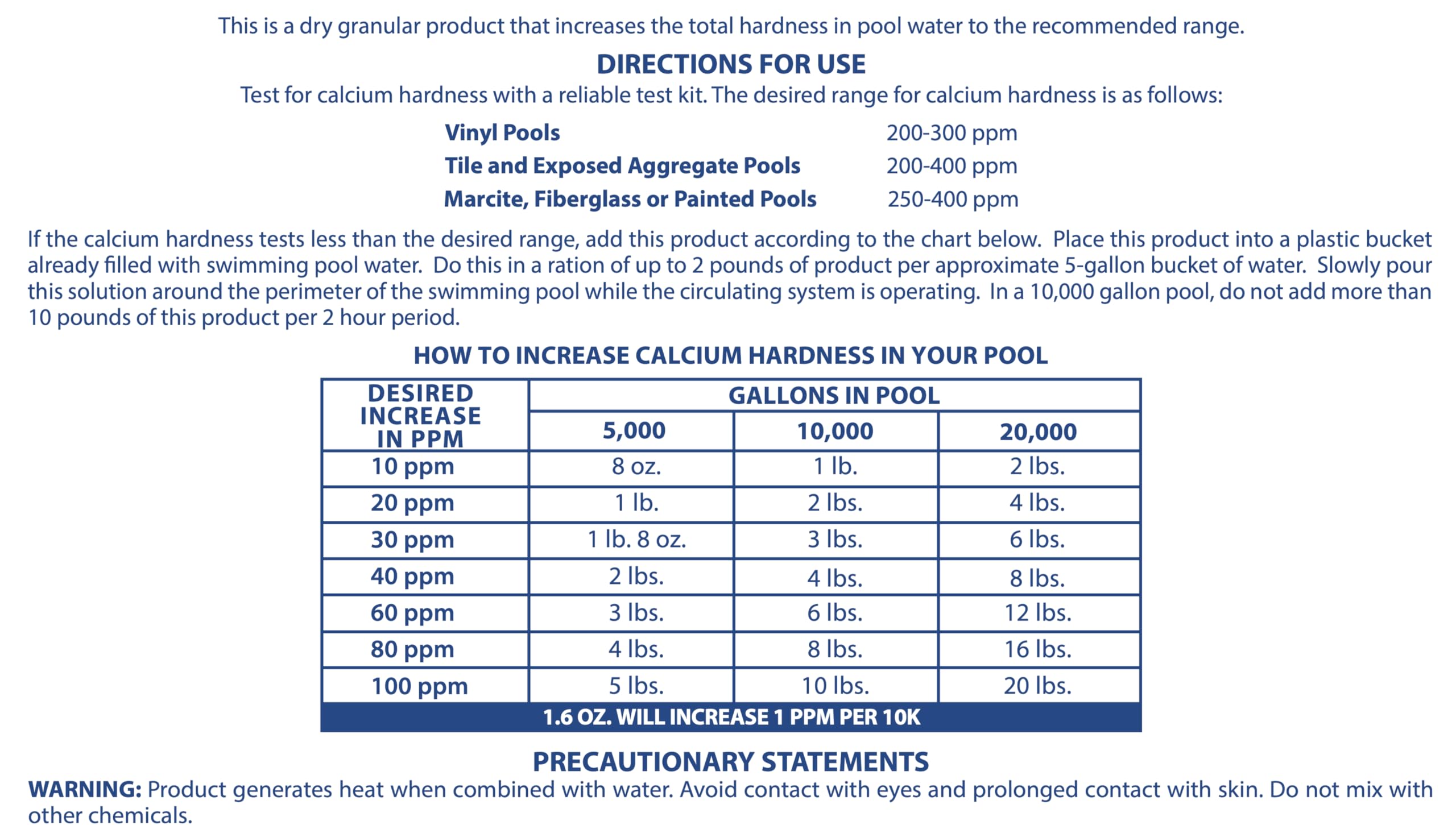 Pool Mate applied around pool perimeter with circulating water protecting surface finish