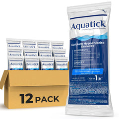 POOLACC front packaging showing twelve 1-lb bags and clear product benefit