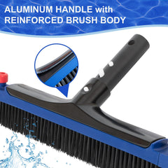 POOLAZA curved end detail demonstrating corner reach and thorough cleaning