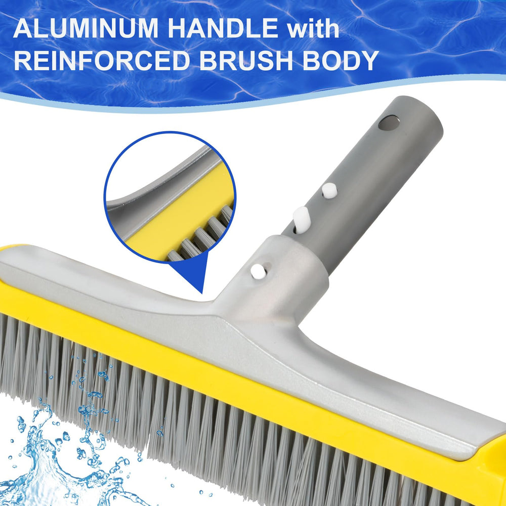 POOLAZA curved ends detail reaching corners for thorough cleaning