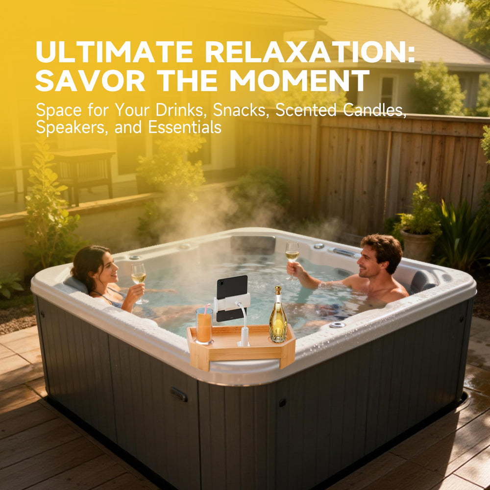 POOLCOMFT silicone non-slip strips detail for stable tub placement
