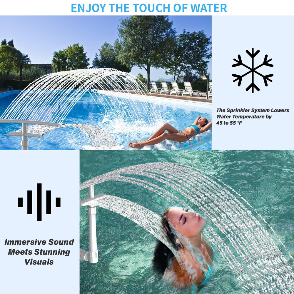 PoolCoolPro height and spread comparison showing wider coverage benefit