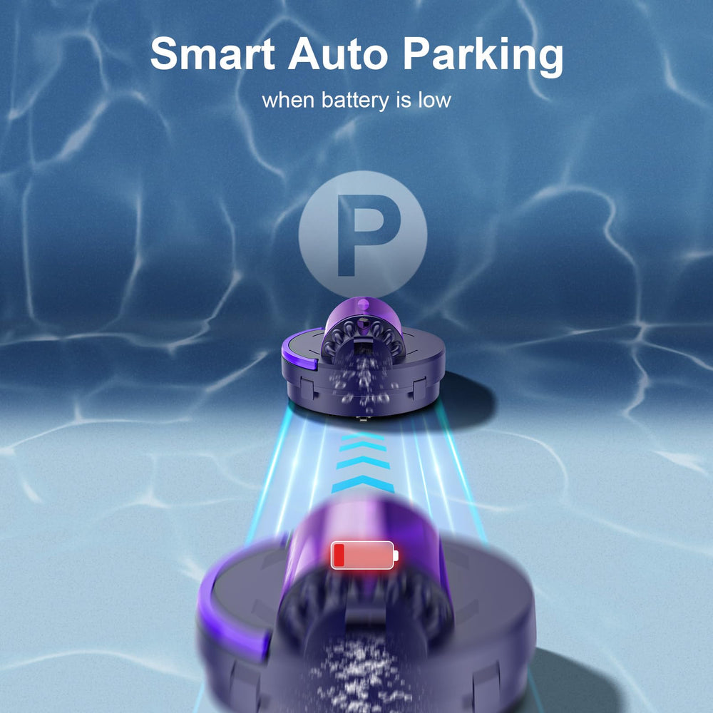poolease X1 cleaning pool surface showing efficient automated removal