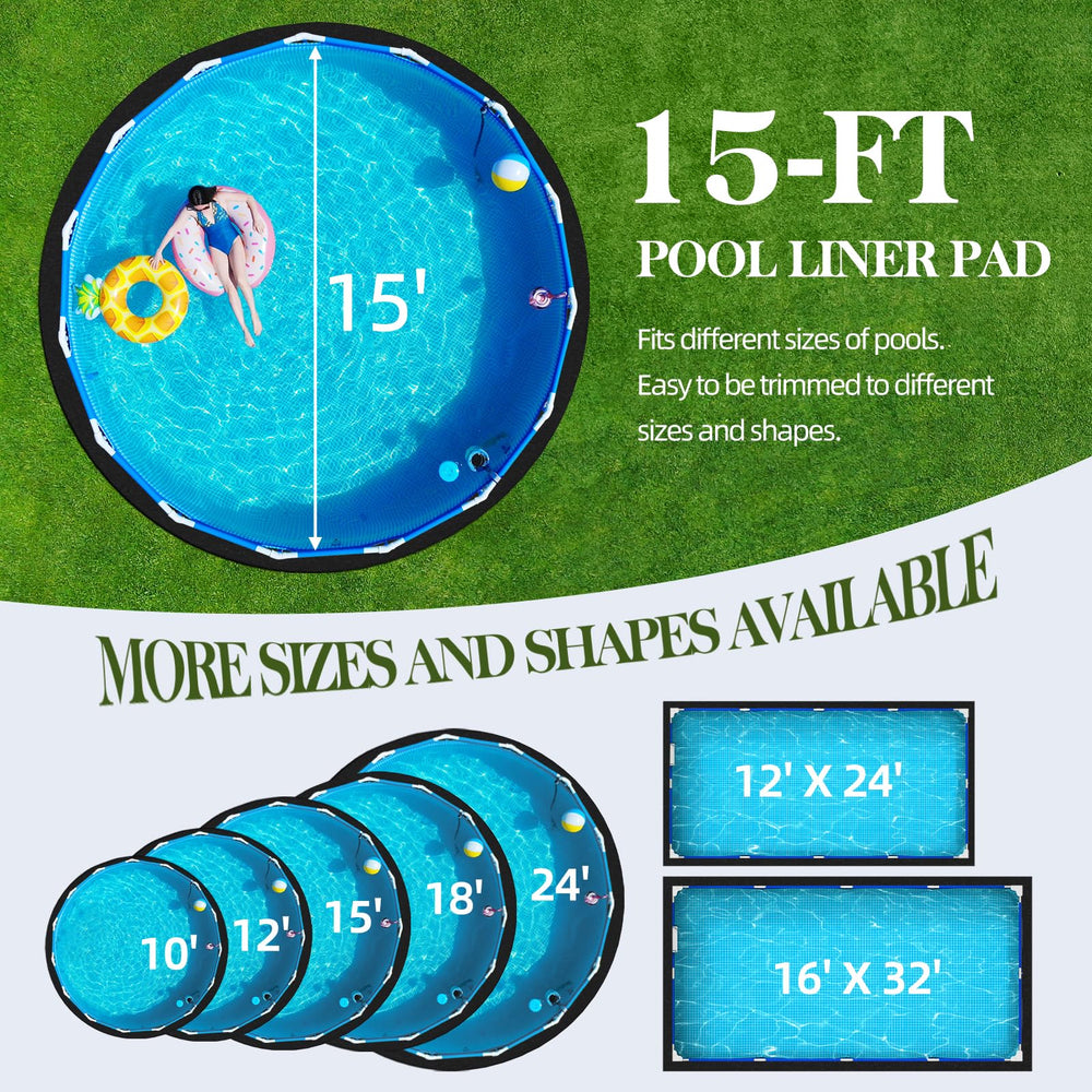 Poolergetic close-up felt texture highlighting durable cushioning and puncture protection