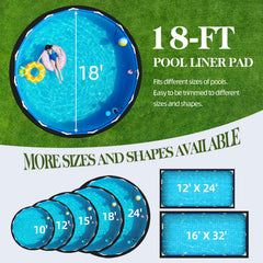 Poolergetic close-up of felt texture highlighting durability and puncture resistance benefit