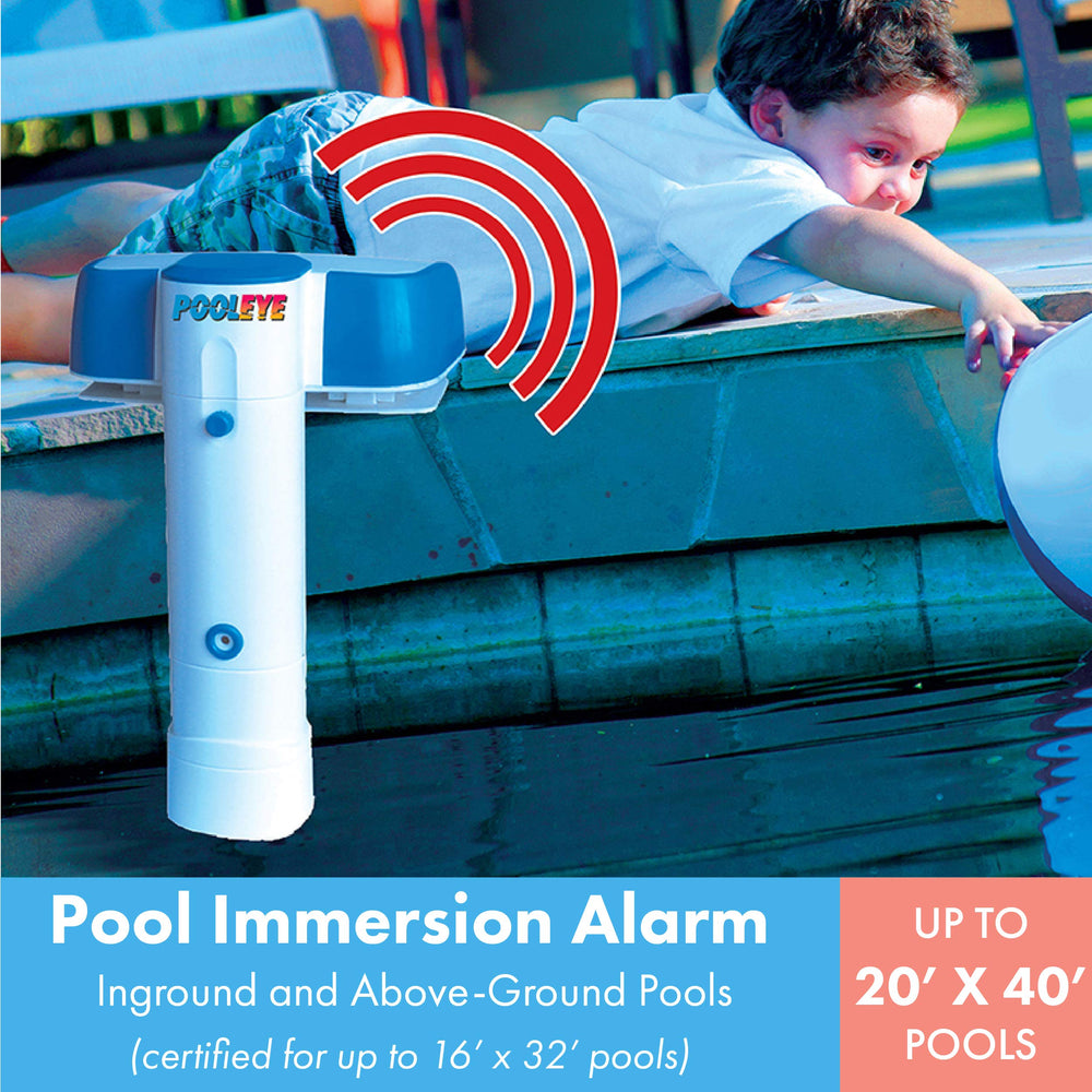 PoolEye close-up of immersion sensor assembly highlighting precise underwater detection