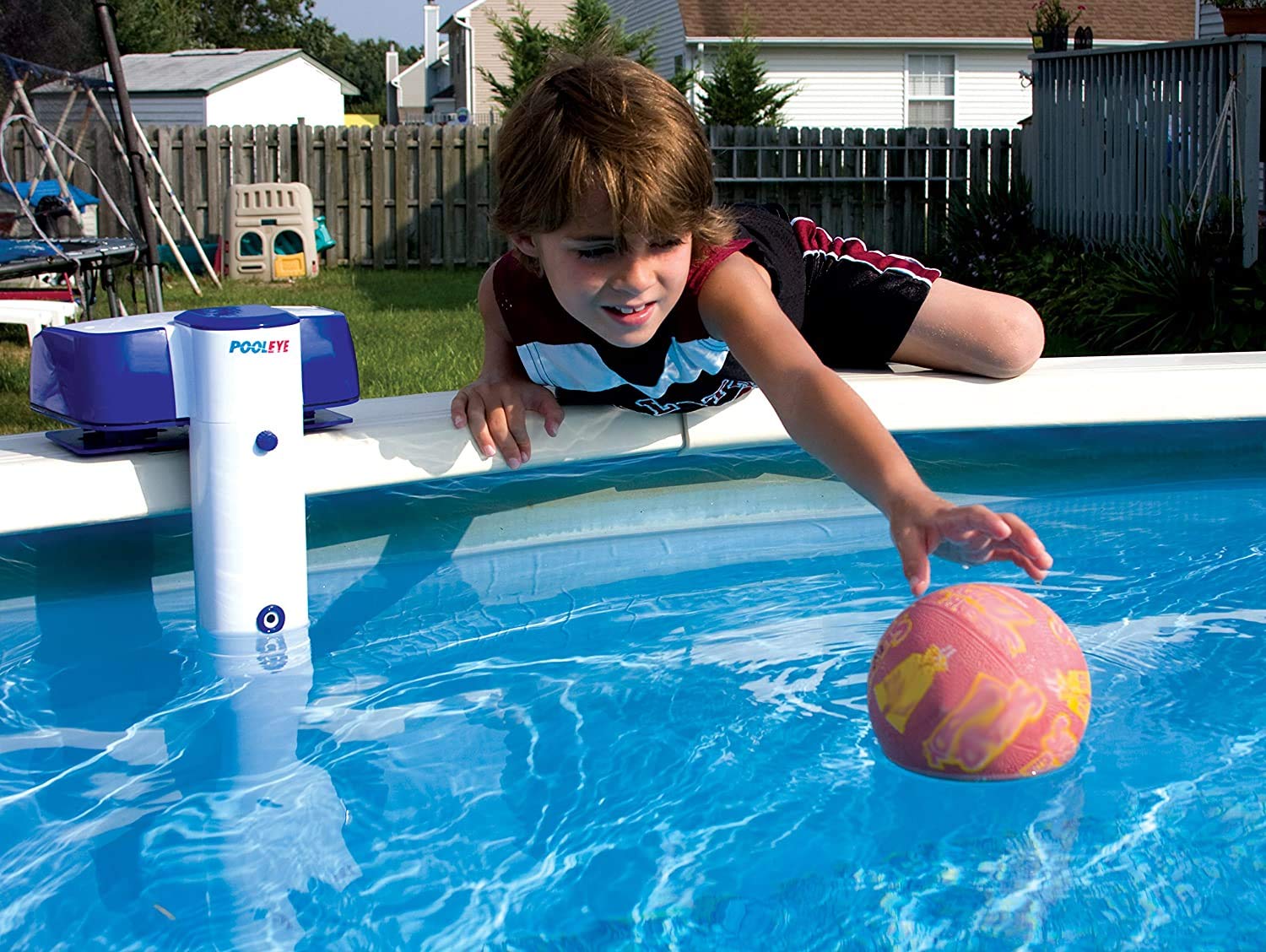 PoolEye in-home receiver on table showing indoor alerting for immediate awareness
