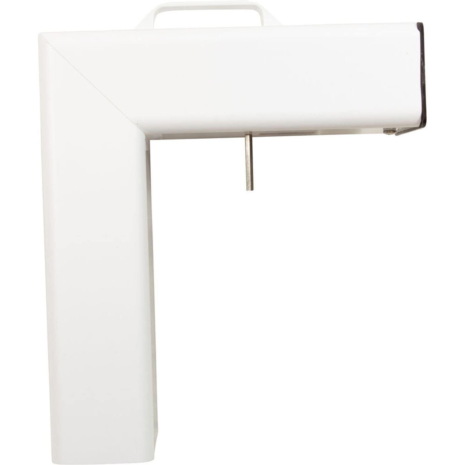 PoolGuard PGRM-2 next to hand demonstrating compact size and easy handling for maintenance