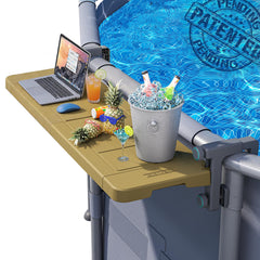 POOLHACKER barra frontal instalada, sujeción segura y fácil acceso
