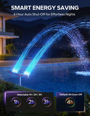 POOLHACKER dual-head spray action demonstrating wide waterfall coverage for cooling benefit