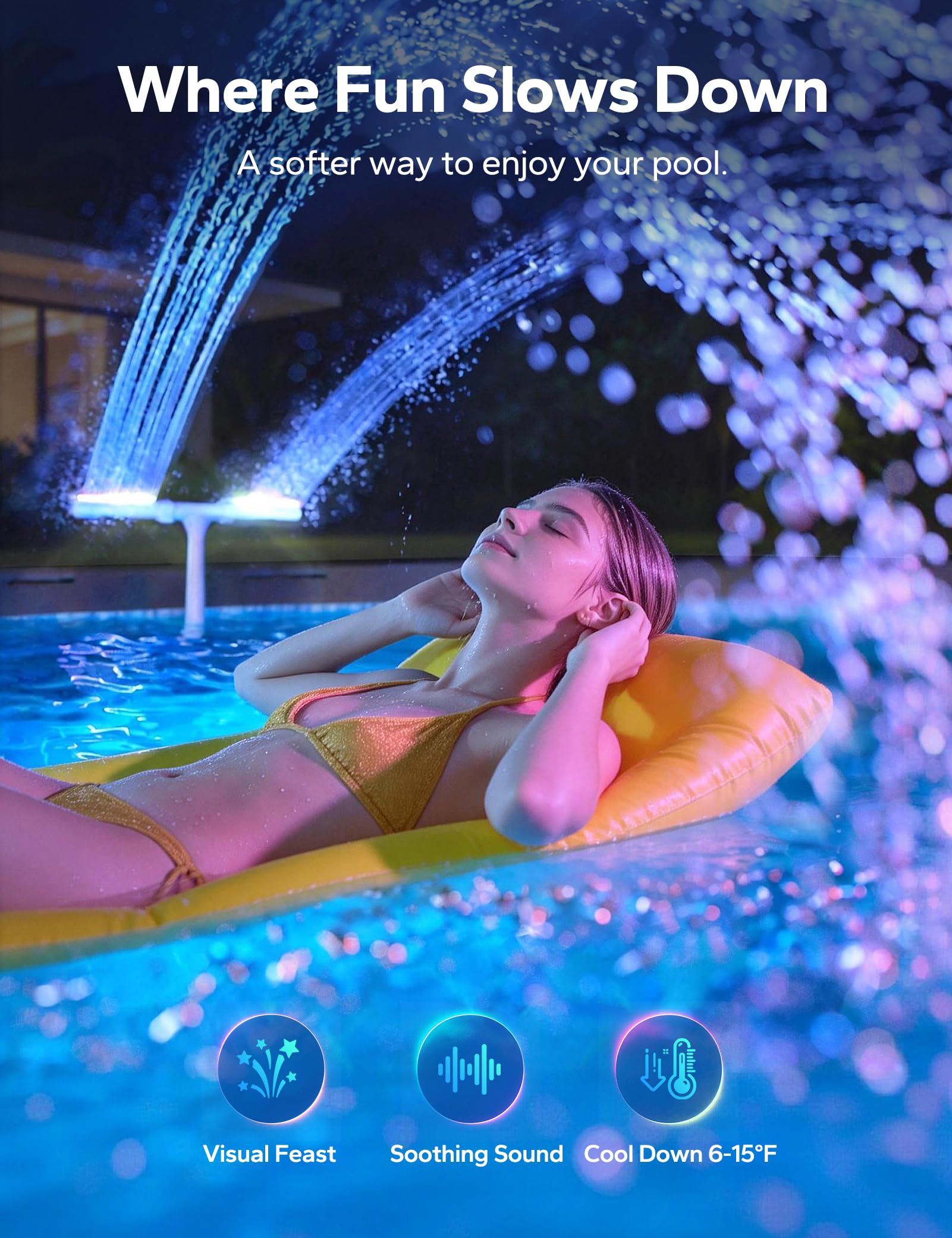 POOLHACKER held in hand to show scale for compact, portable convenience benefit