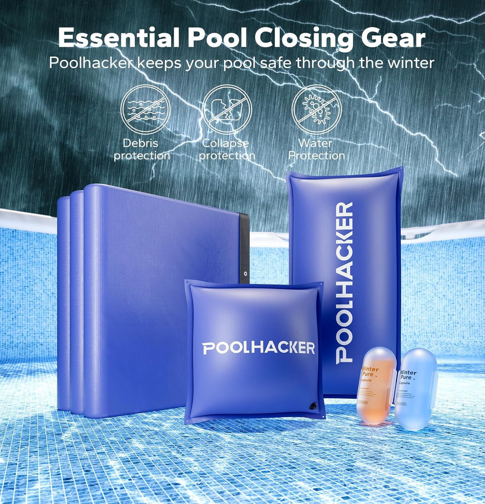 POOLHACKER extra-thick edge reinforcement resisting wind and wear