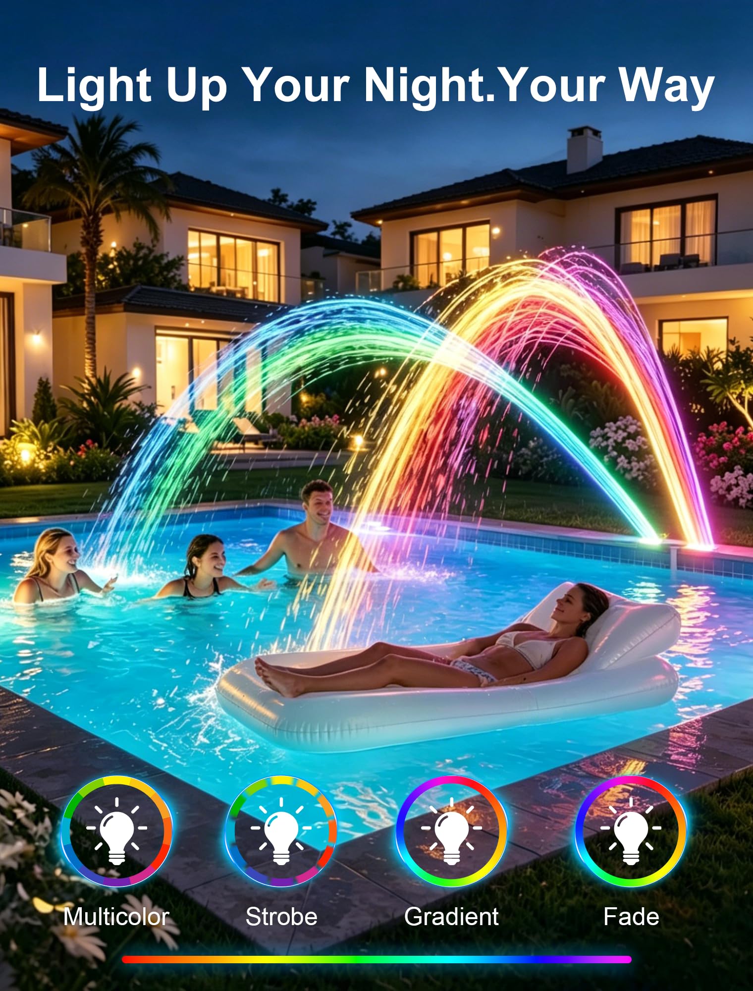 POOLHOUR next-to-a-hand for scale showing portable size and easy placement