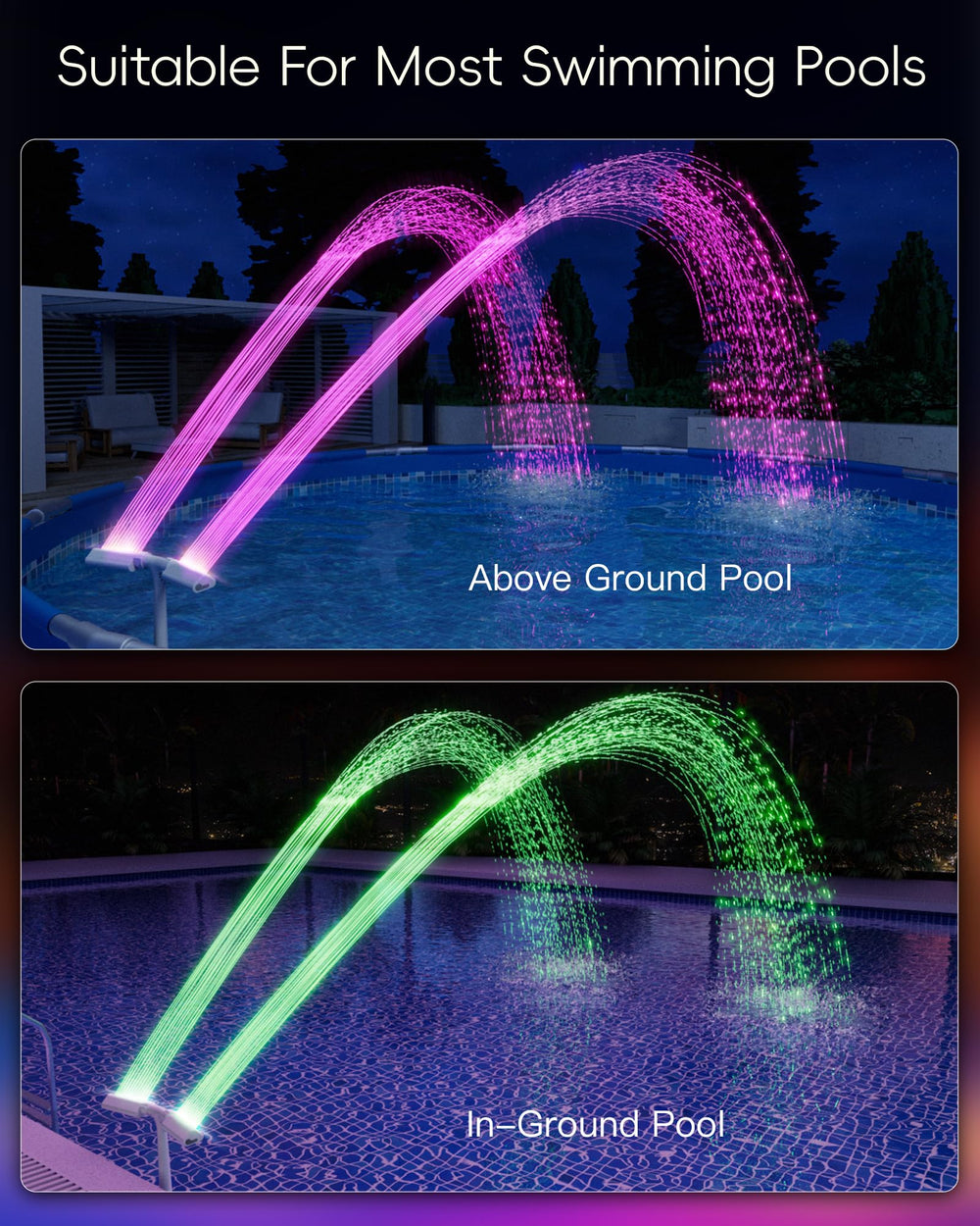 POOLHOUR next to a ruler for size comparison and placement planning