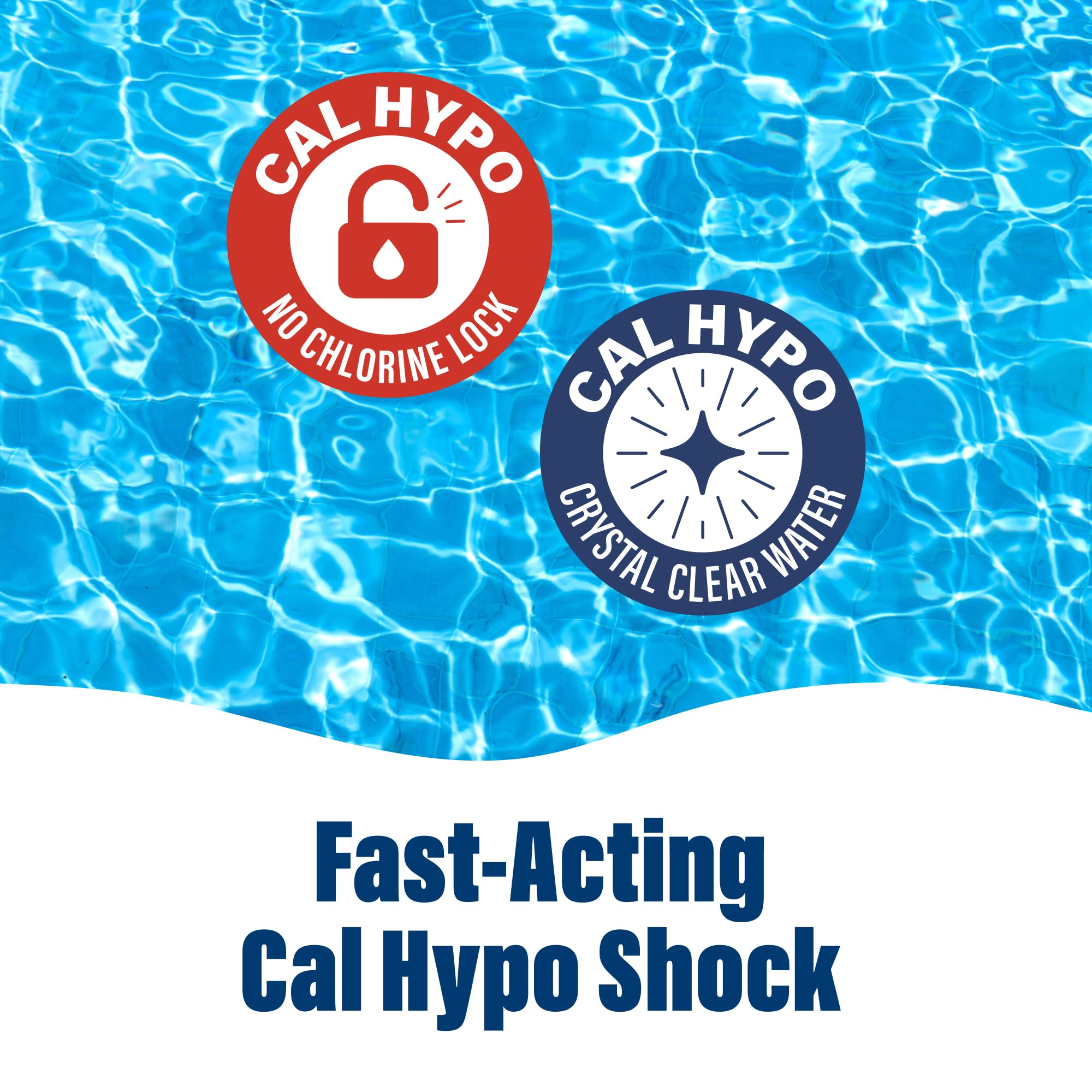 POOLIFE pouring shock granules into pool to restore chlorine quickly