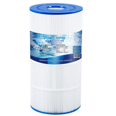 Poolimpid front view showing cartridge packaging and clear fit guidance
