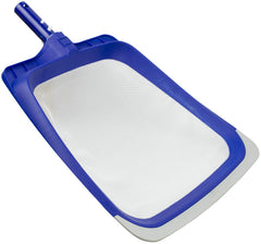 Poolmaster skimmer head attached to standard 1.25 inch pole for easy use