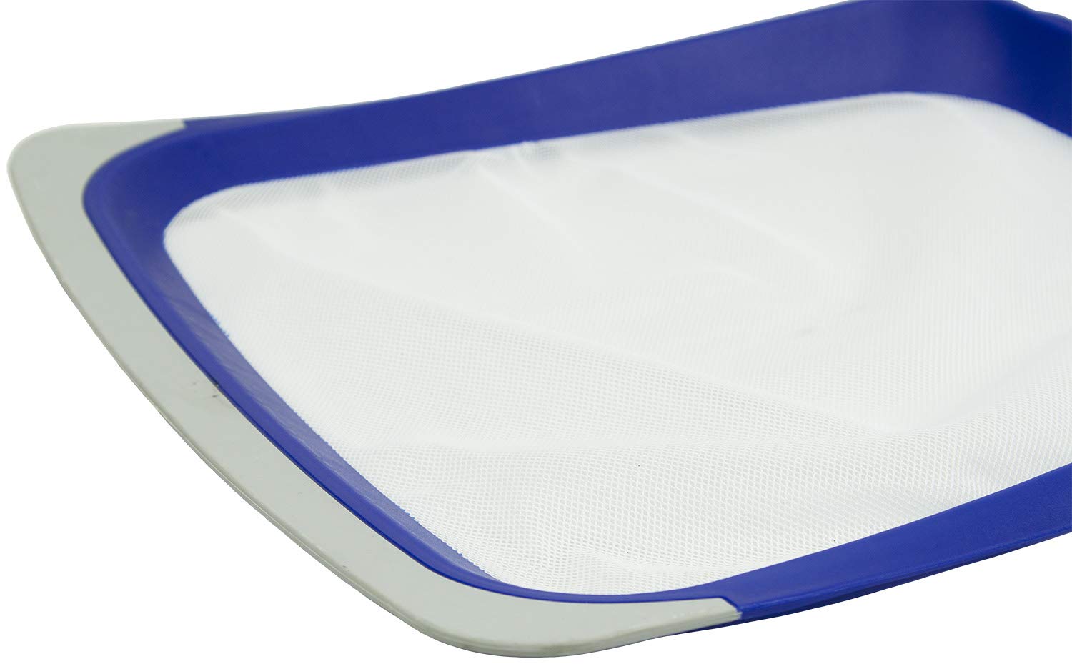 Poolmaster close-up of rubber bumper that prevents liner damage