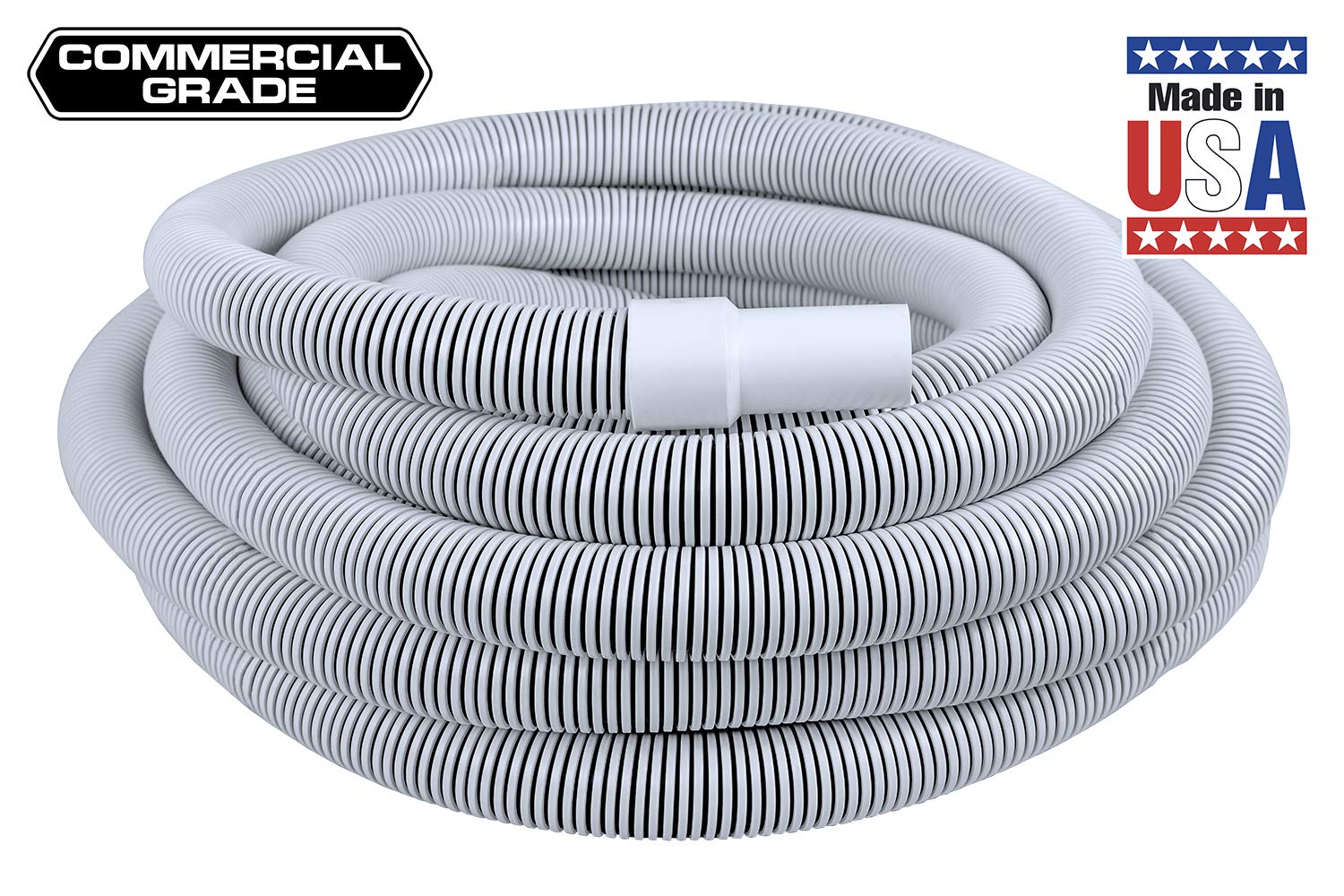 Poolmaster close-up swivel cuff connecting to vacuum head for leak-proof suction