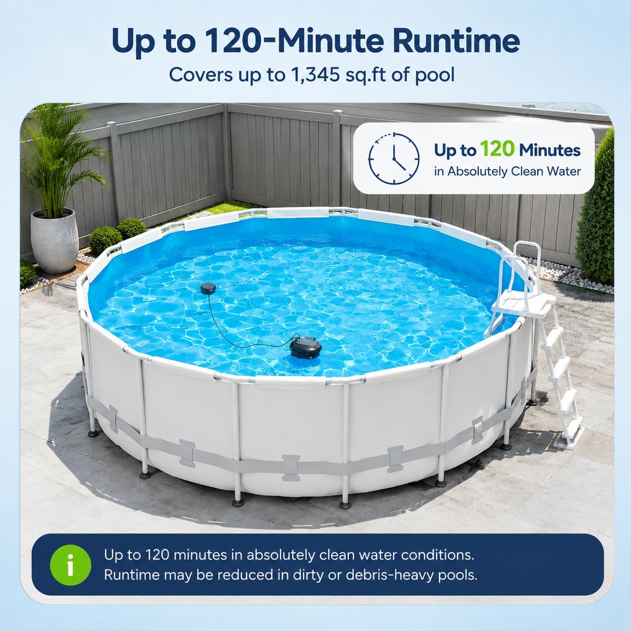 Pooloob PF1 Pro cleaning pool floor removing leaves for consistent maintenance benefit