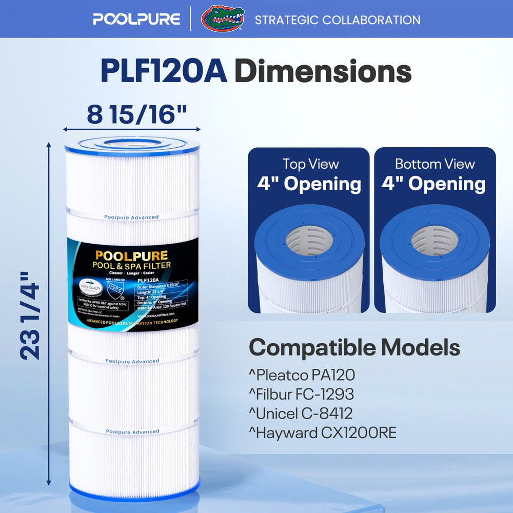 POOLPURE top opening detail demonstrates easy drop-in replacement