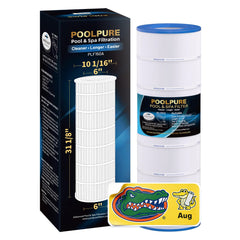 POOLPURE CC150 front view showing full cartridge and fit benefit