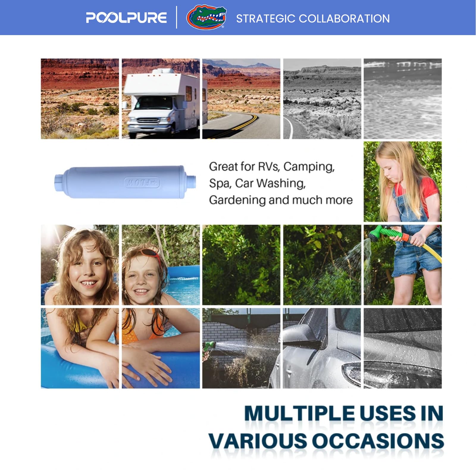 POOLPURE detailed hose-thread closeup ensuring secure connection and leak prevention benefit