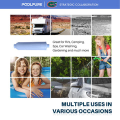 POOLPURE detailed hose-thread closeup ensuring secure connection and leak prevention benefit