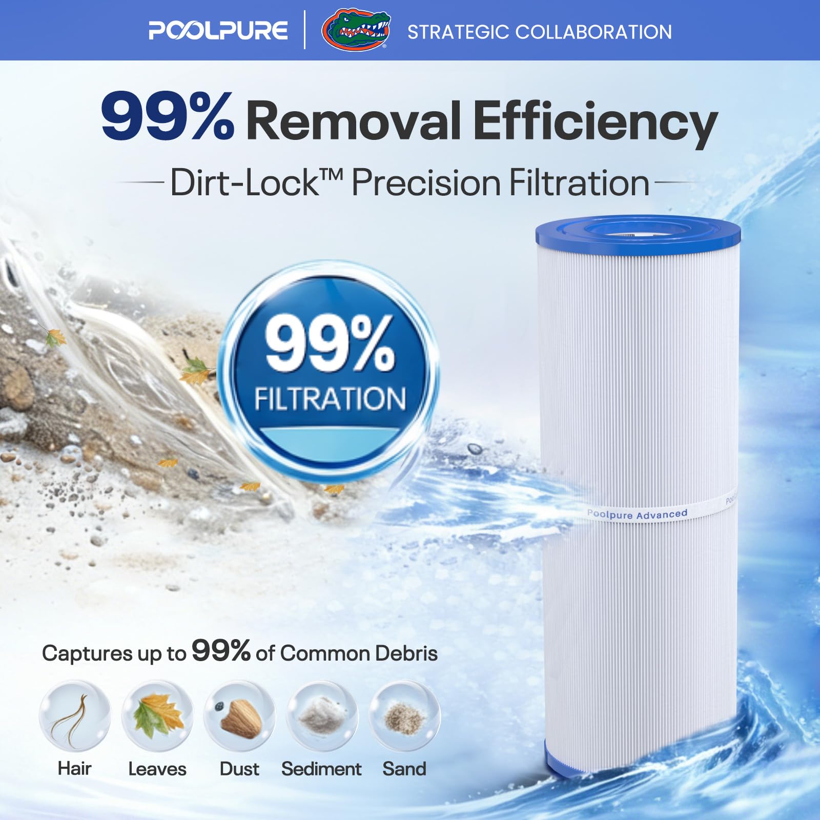 POOLPURE installed in hot tub housing demonstrating easy drop-in replacement advantage