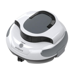 POOLPURE front view showing compact white housing and efficient intake