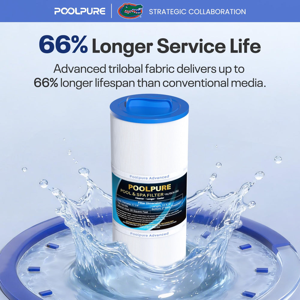 POOLPURE installed in a spa demonstrating restored water flow