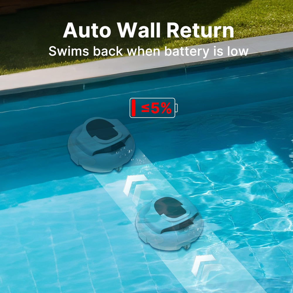 POOLPURE navigation wheel detail showing precision steering and reliable coverage