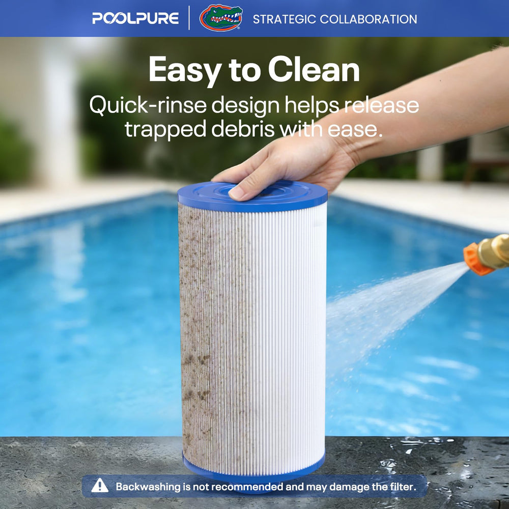 POOLPURE retail packaging and label highlighting certified safety features