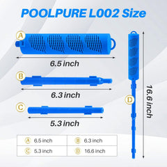 POOLPURE three-pack displayed with outdoor jacuzzi to show multi-stick supply