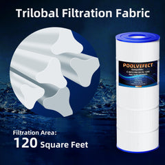 POOLVEFECT installed inside filter housing restoring flow and clarity