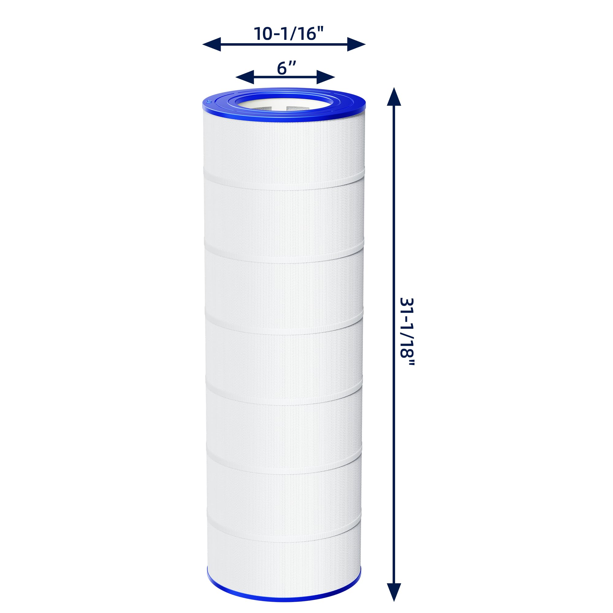 POOLVEFECT reinforced ABS end cap detail ensuring long-lasting strength benefit