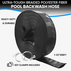 Poolvio reinforced PVC close-up showing weave and durable burst resistance