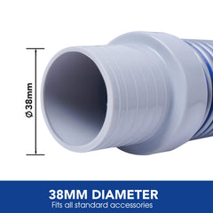 POOLWHALE close-up of molded cuff connector for secure leak-free joins