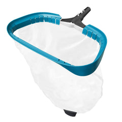 POOLWHALE front view of large skimmer net showing capacity and shape for efficient cleanup