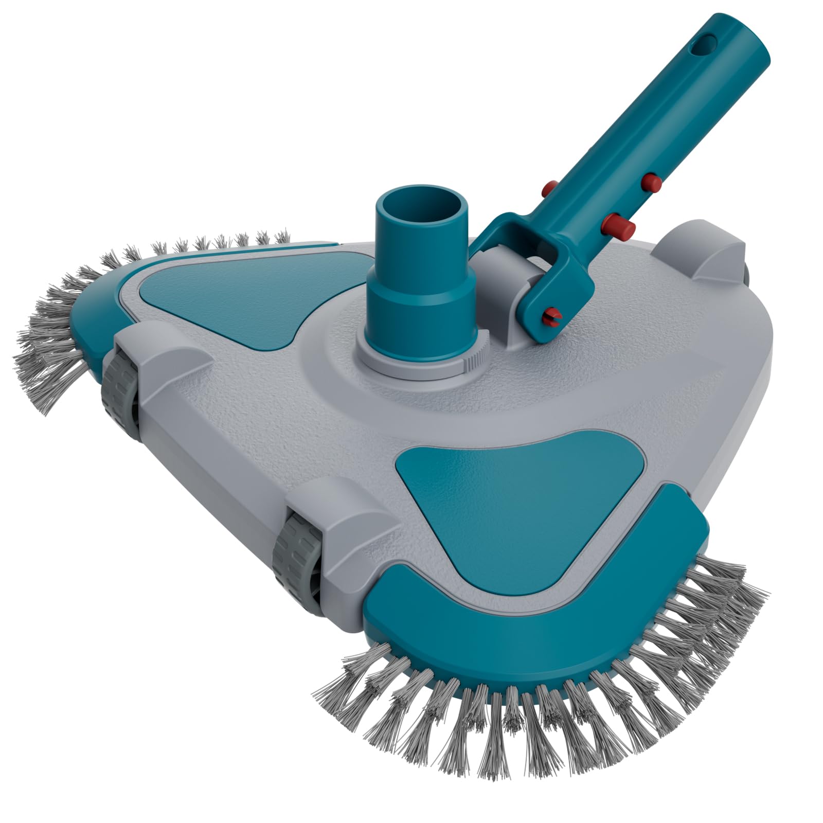 POOLWHALE front view showing triangular head for efficient coverage