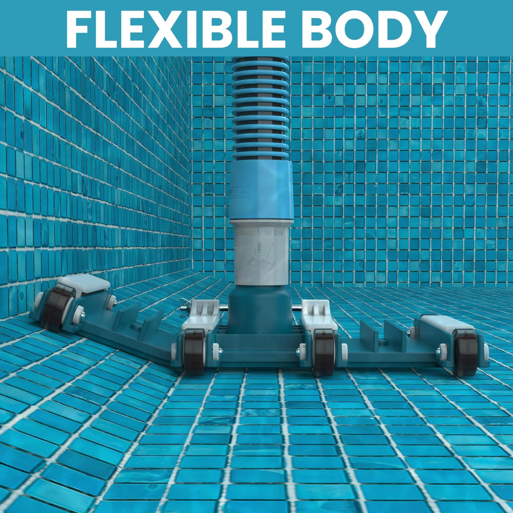 POOLWHALE hose connection detail showing compatible secure attachment