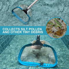 POOLWHALE plastic ballast at net bottom adding weight for easy dumping of debris