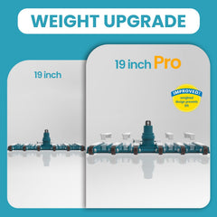 POOLWHALE close-up of weighted thermoplastic body revealing integrated weights for stable suction