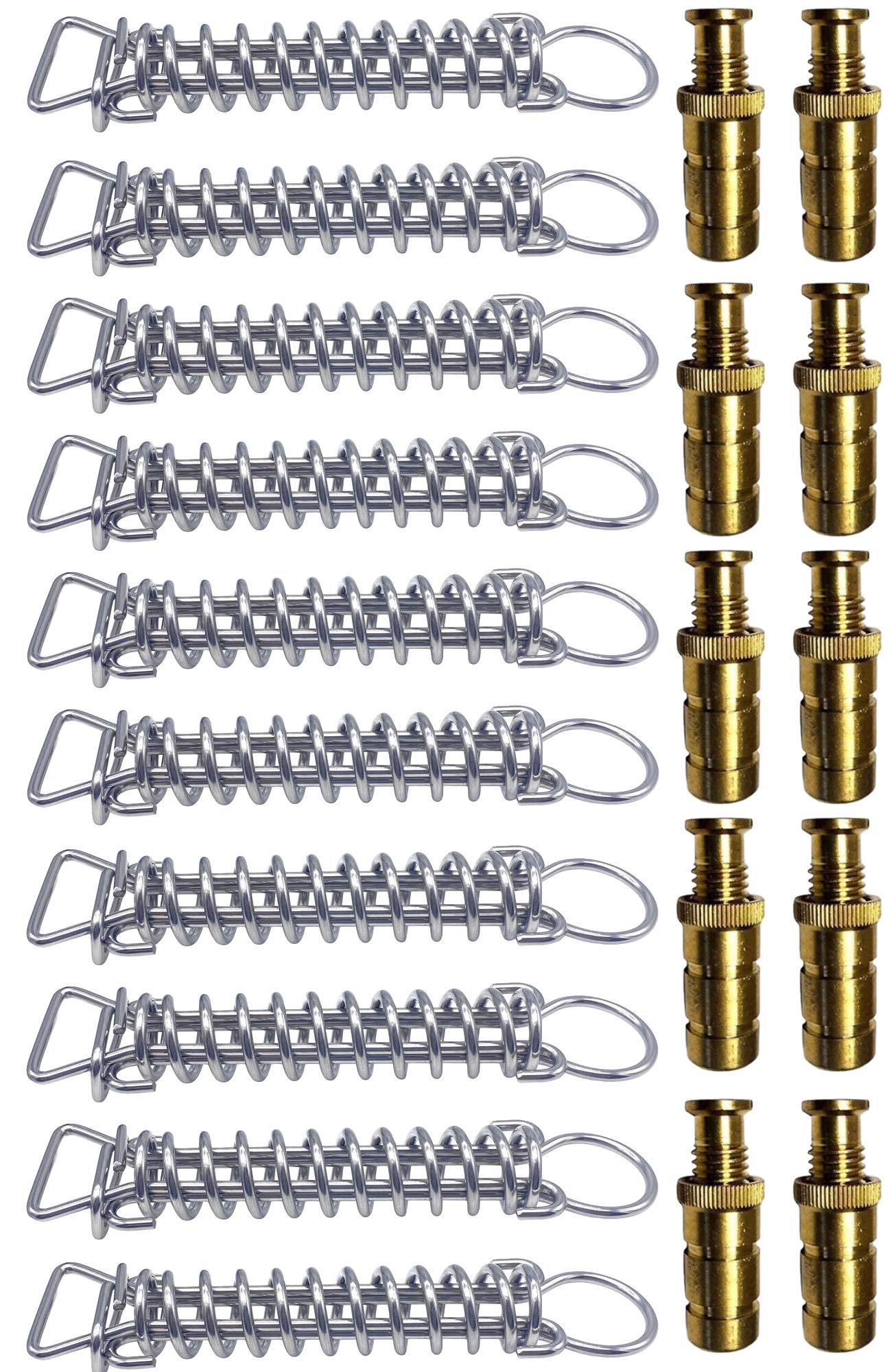 Poolzilla brass anchor close-up highlighting corrosion resistance and secure hold