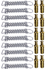 Poolzilla brass anchor close-up highlighting corrosion resistance and secure hold