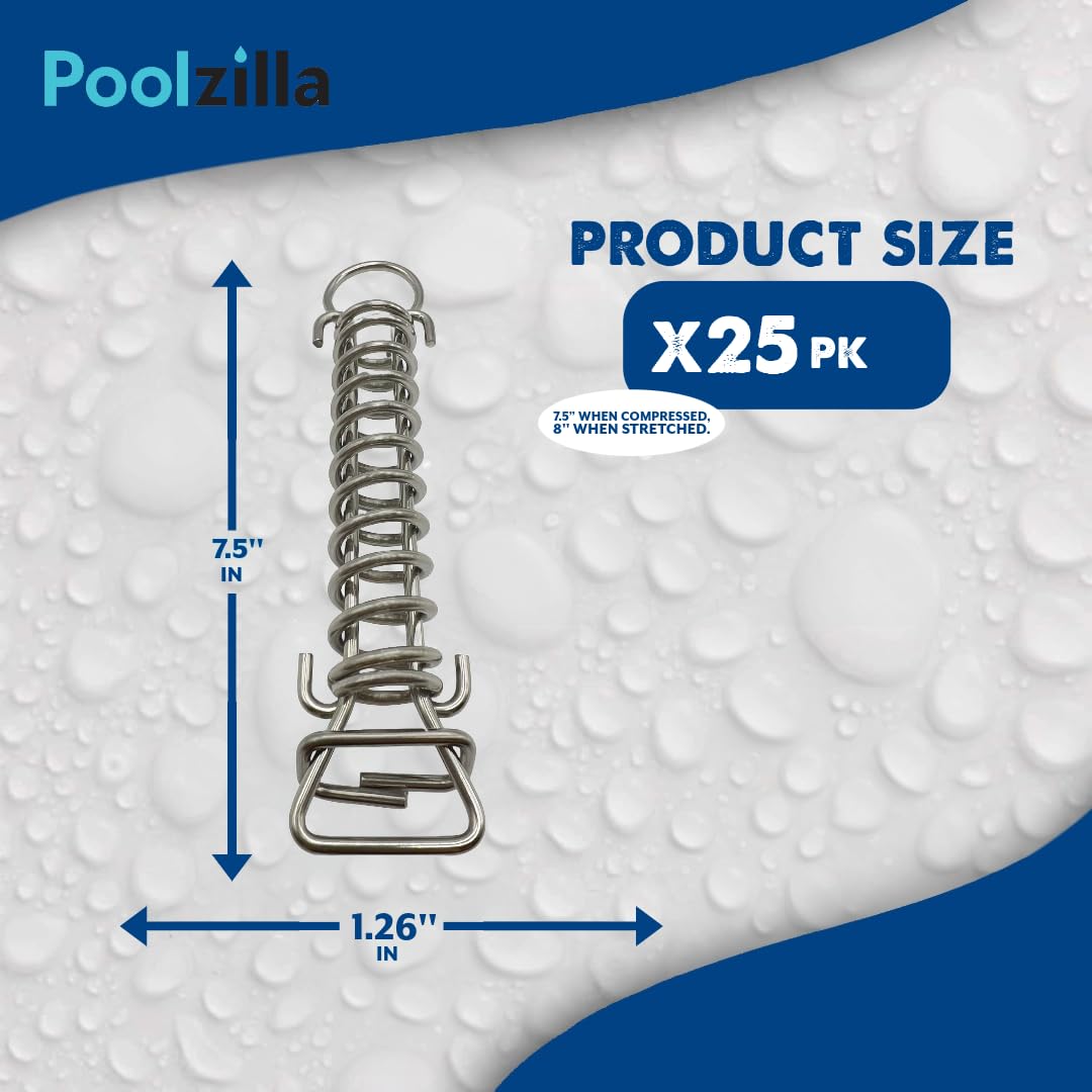 Close-up of Poolzilla stainless steel coil highlighting corrosion-resistant construction