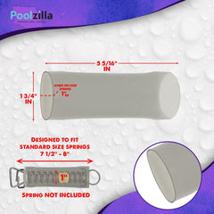 Poolzilla vinyl texture close-up highlighting durable material and weather resistance