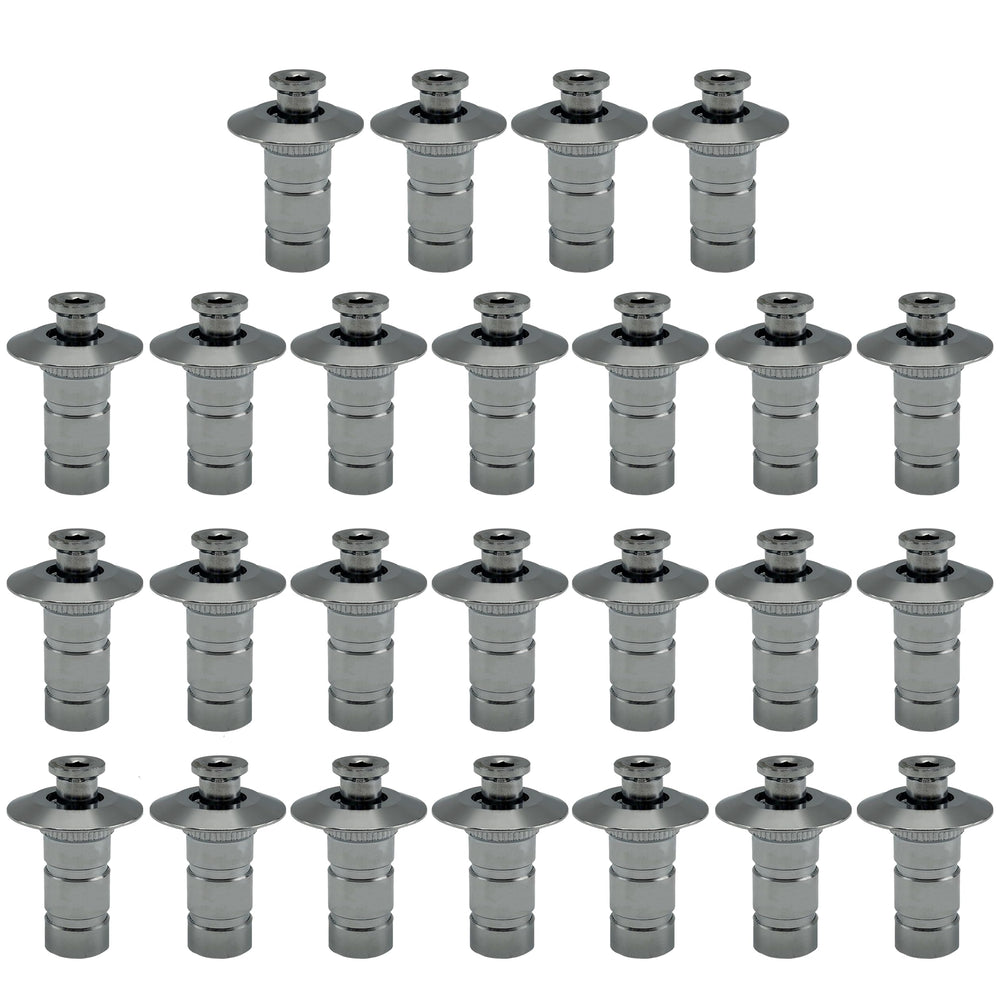 Poolzilla front pack showing 25 stainless anchors and durable finish